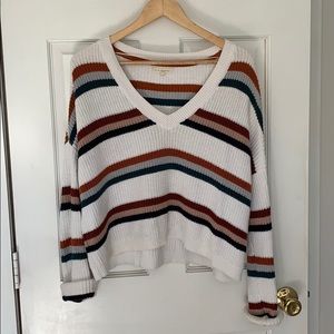 CROPPED STRIPED SWEATER FROM PACSUN